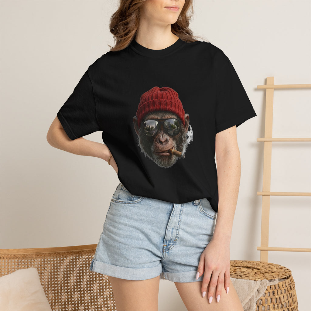 Cool Chimp with Beanie & Sunglasses T-Shirt