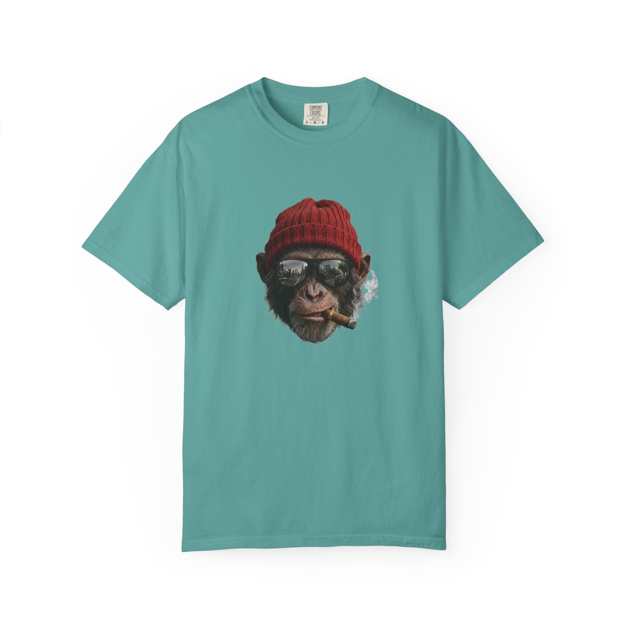 Cool Chimp with Beanie & Sunglasses T-Shirt