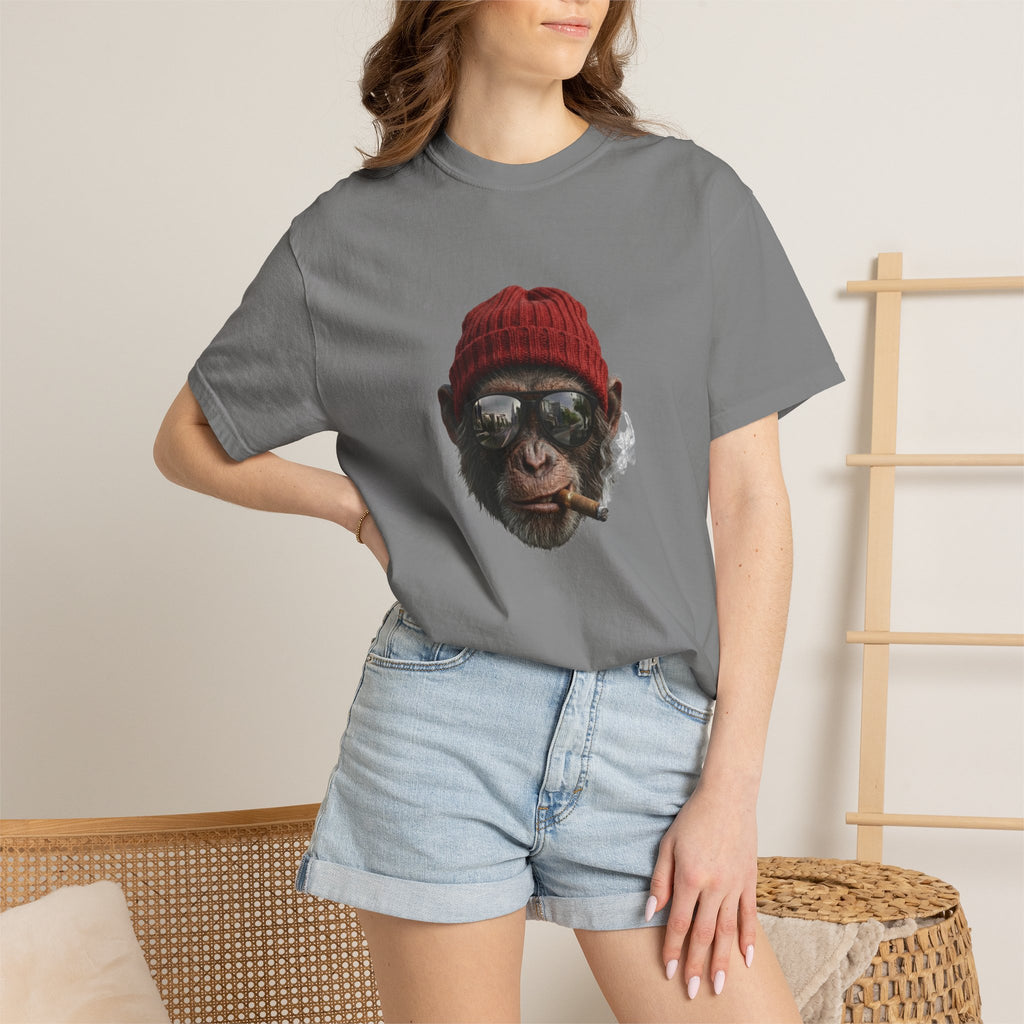 Cool Chimp with Beanie & Sunglasses T-Shirt