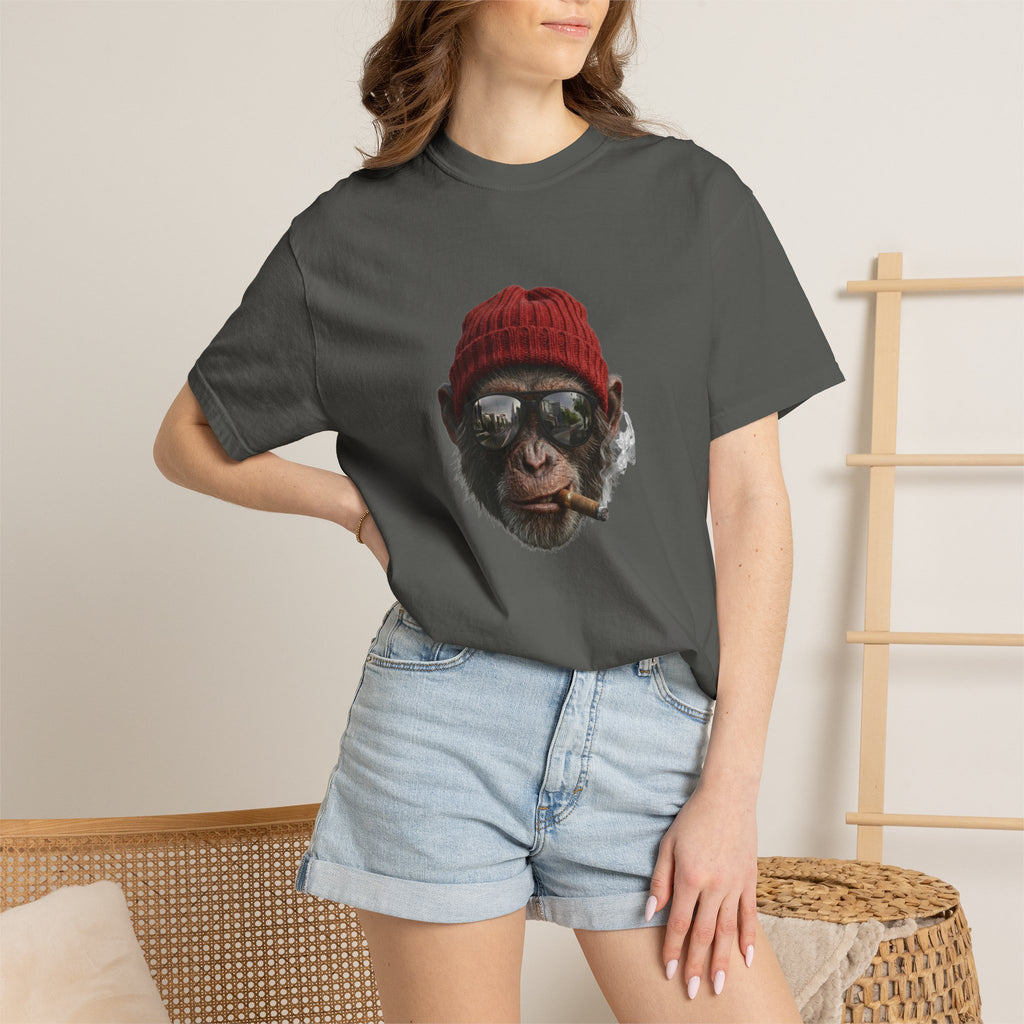 Cool Chimp with Beanie & Sunglasses T-Shirt