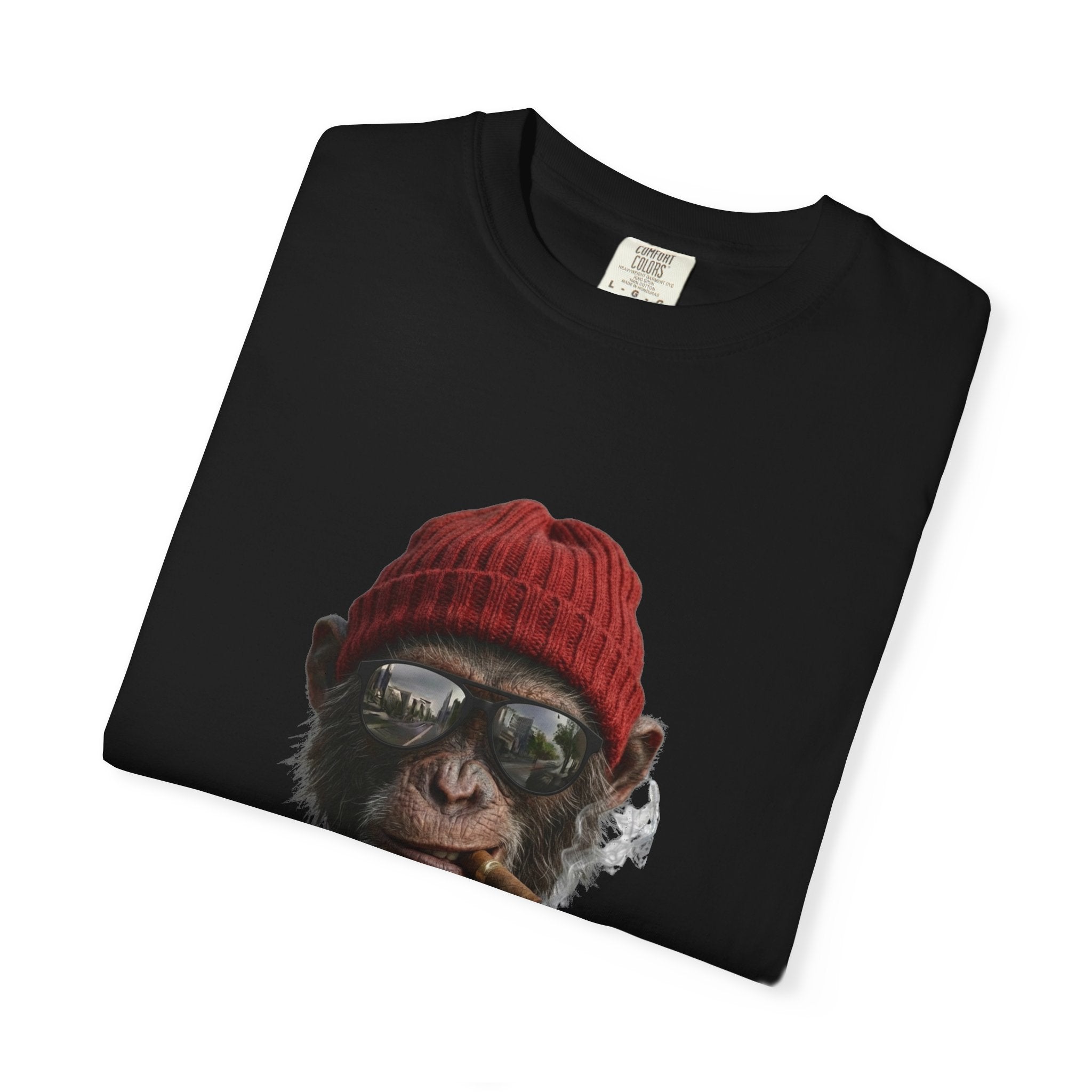 Cool Chimp with Beanie & Sunglasses T-Shirt