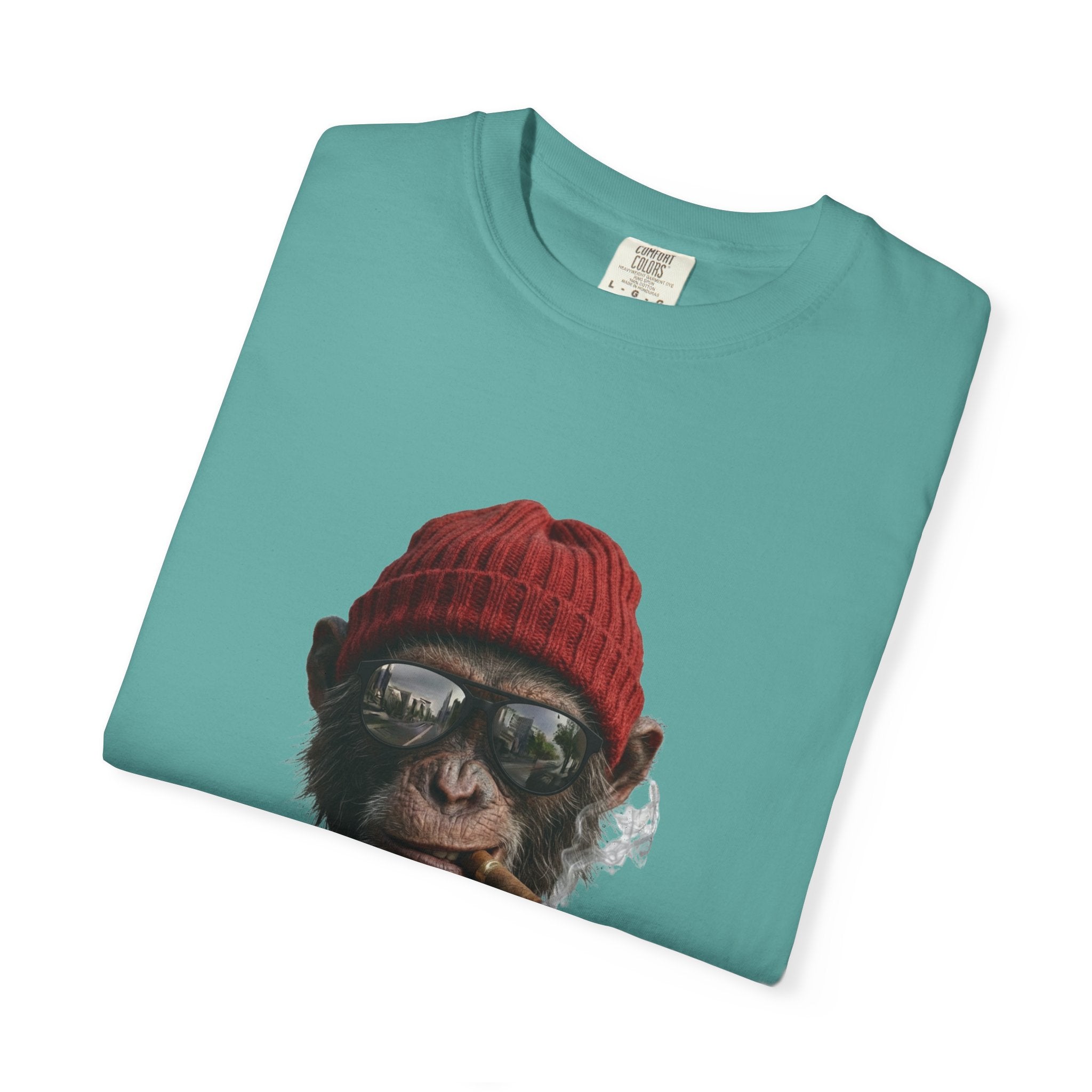 Cool Chimp with Beanie & Sunglasses T-Shirt