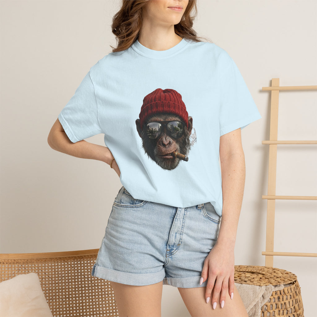 Cool Chimp with Beanie & Sunglasses T-Shirt