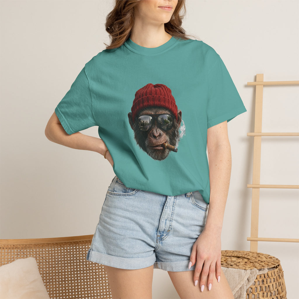 Cool Chimp with Beanie & Sunglasses T-Shirt