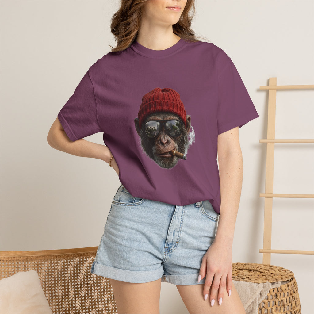 Cool Chimp with Beanie & Sunglasses T-Shirt