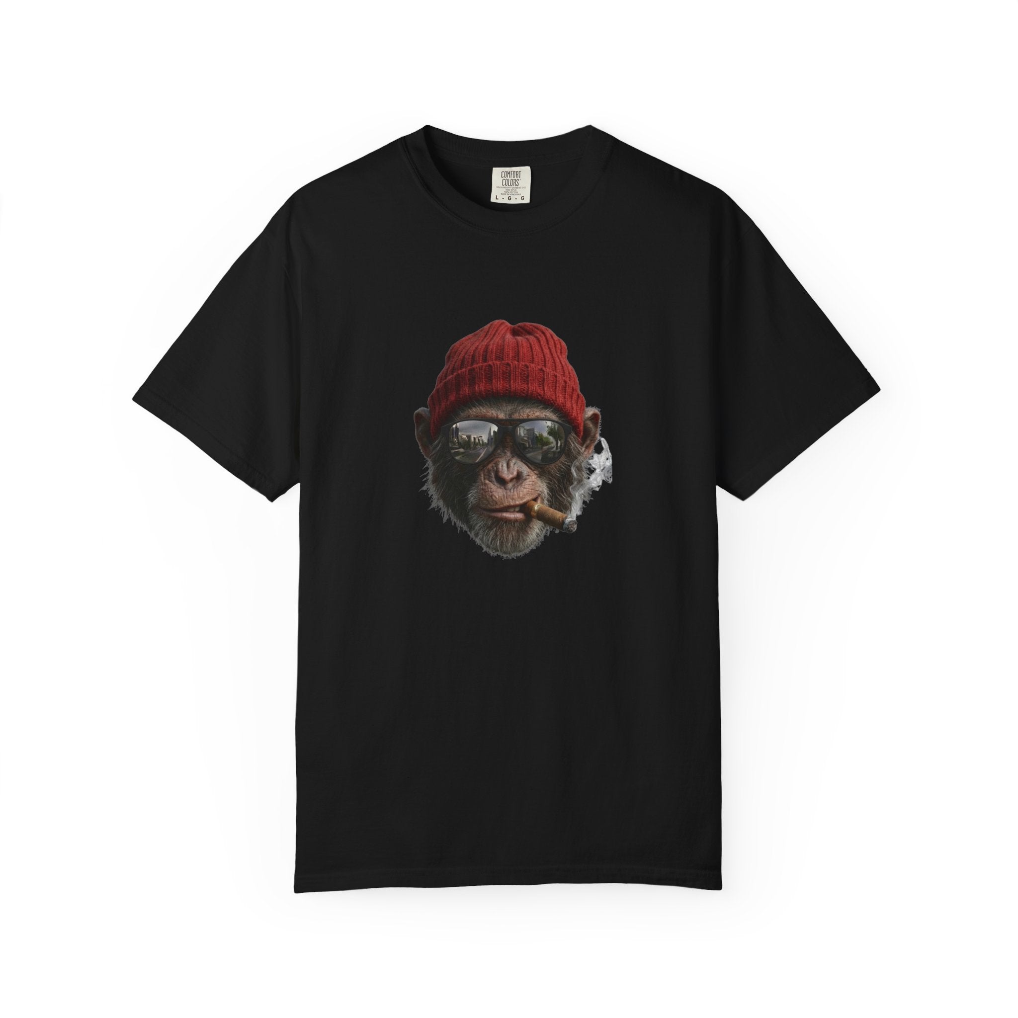 Cool Chimp with Beanie & Sunglasses T-Shirt