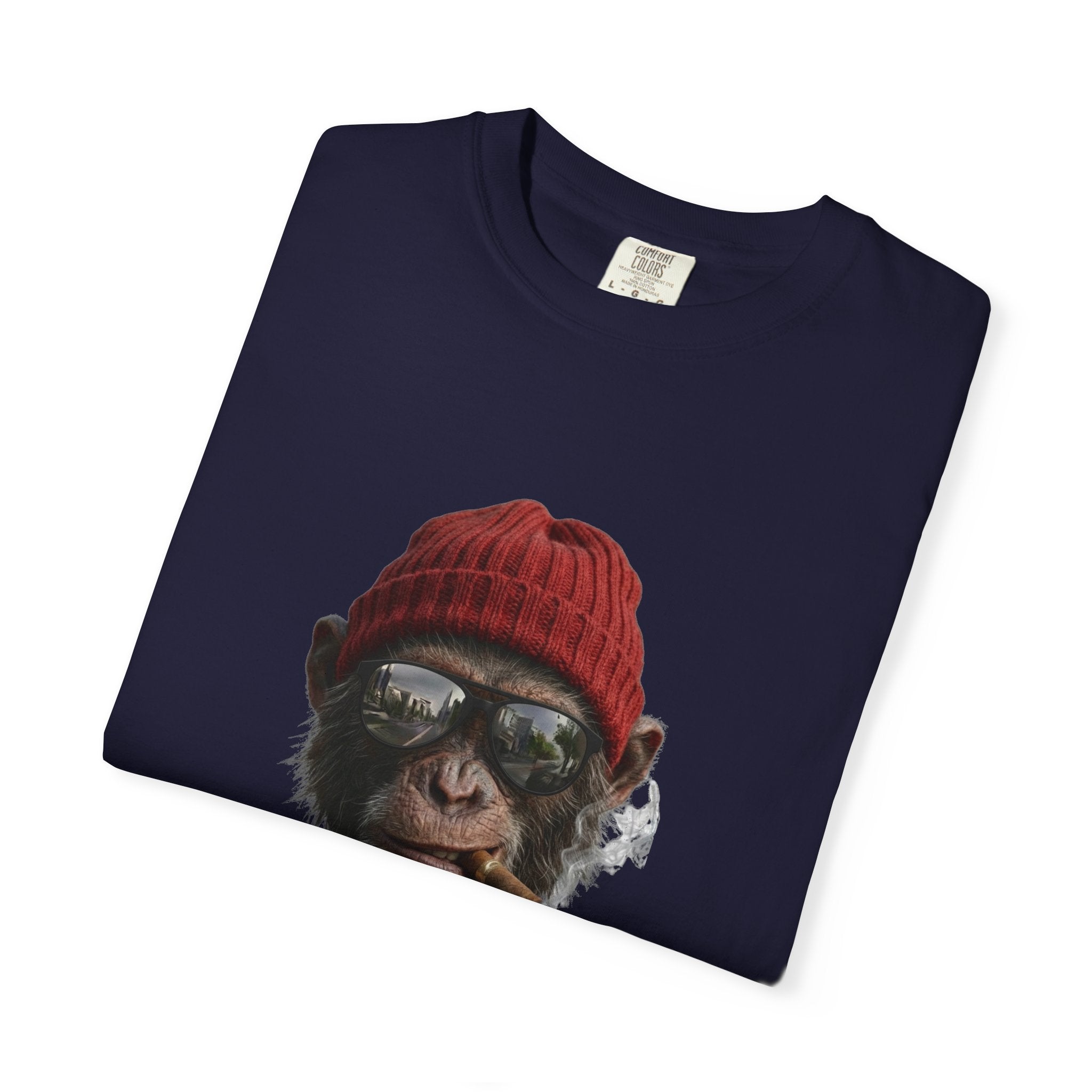 Cool Chimp with Beanie & Sunglasses T-Shirt