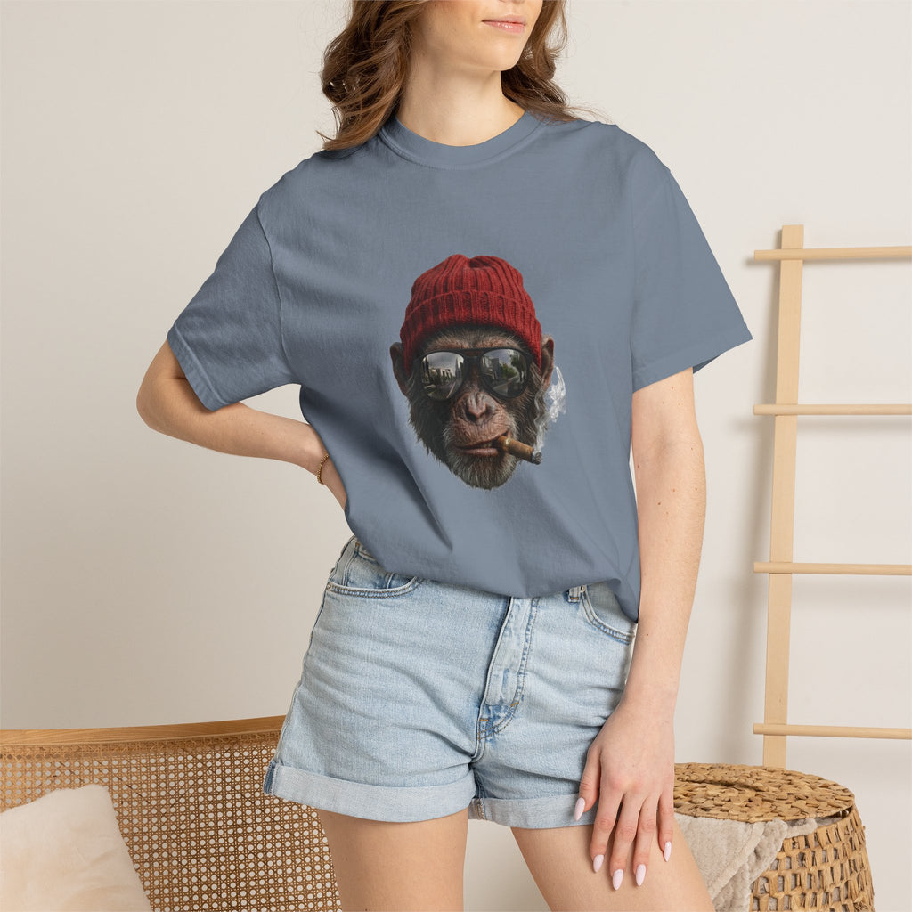 Cool Chimp with Beanie & Sunglasses T-Shirt